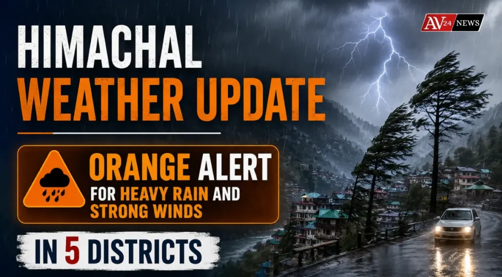 Himachal weather alert heavy rain warning