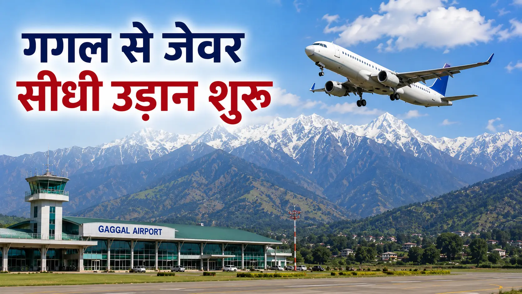हिमाचलियों के लिए बड़ी खुशखबरी: गगल से जेवर तक शुरू होगी सीधी उड़ान, पर्यटन और कारोबार को मिलेगा बड़ा फायदा