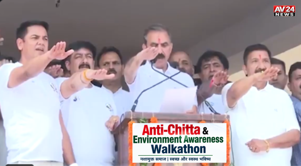 Anti-Chitta Walkathon Una: 30,000 Youth Join CM Sukhu’s Drug-Free Himachal March, School Holiday Declared for Sept 17