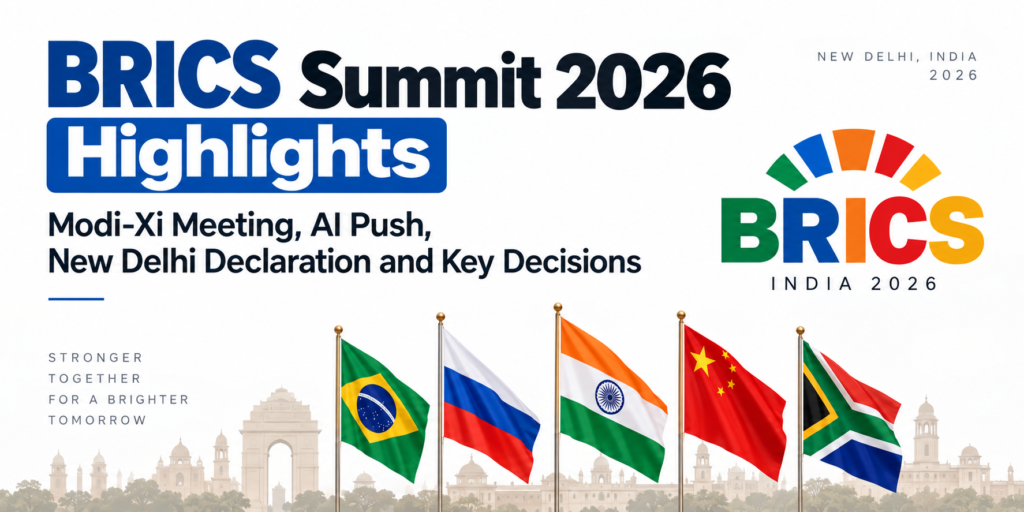 BRICS Summit 2026 Highlights: Modi-Xi Meeting, AI Push, New Delhi Declaration and Key Decisions