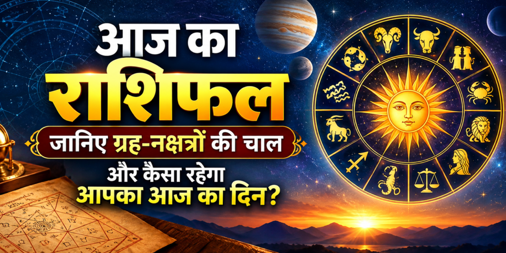 आज का राशिफल: जानिए ग्रह-नक्षत्रों की चाल और कैसा रहेगा आपका आज का दिन?