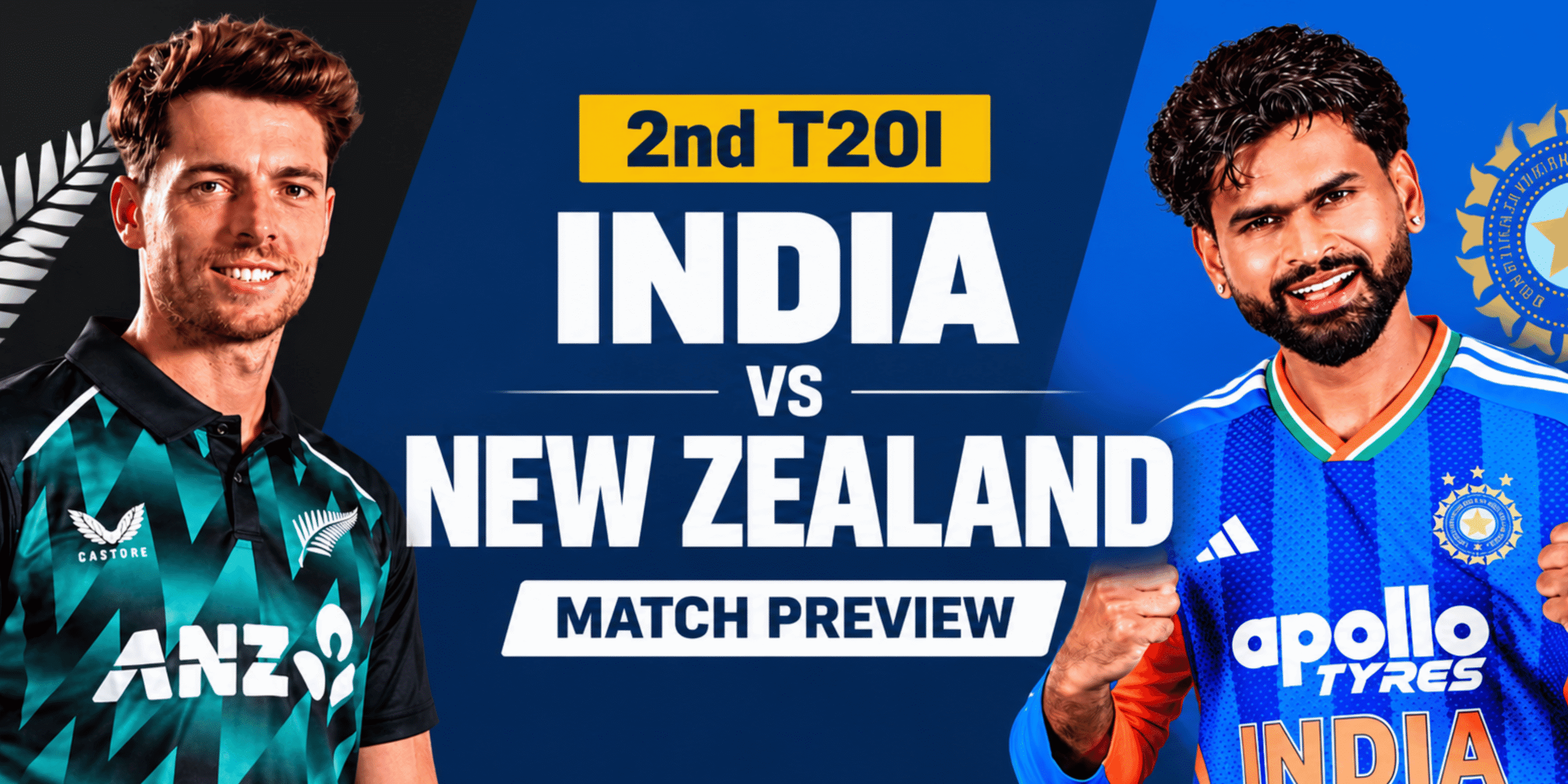 IND vs NZ 2nd T20I: भारत-न्यूजीलैंड दूसरा टी20 आज, जानें प्लेइंग 11, पिच रिपोर्ट और लाइव स्ट्रीमिंग