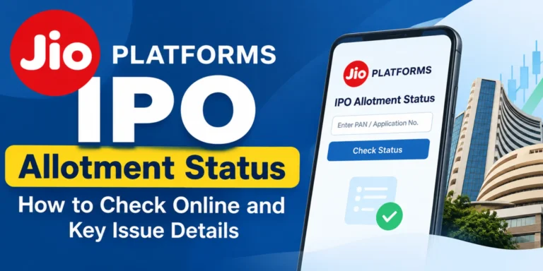 Jio Platforms IPO Allotment Status: How to Check Online and Key Issue Details